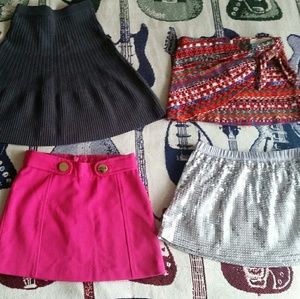 4 Kids size 6 skirts